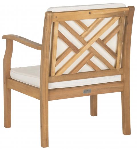 Anaheim 5 Piece Outdoor Coffee Set in Natural with Beige Cushion