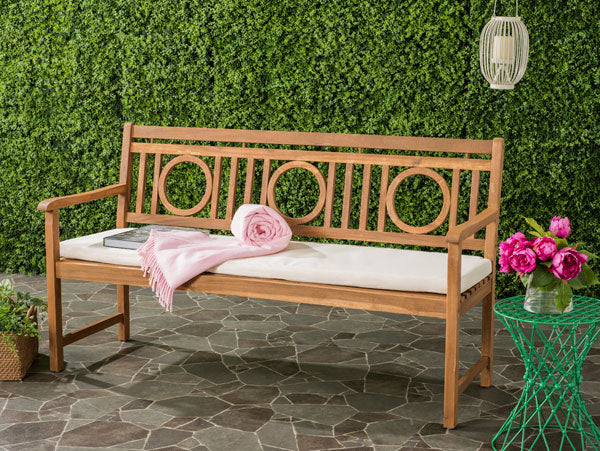Safavieh Montclair Acacia Bench - Thumbnail 4