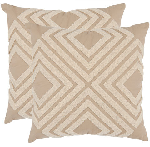 Stella Creme Pillow - Set of 2 - The Mayfair Hall