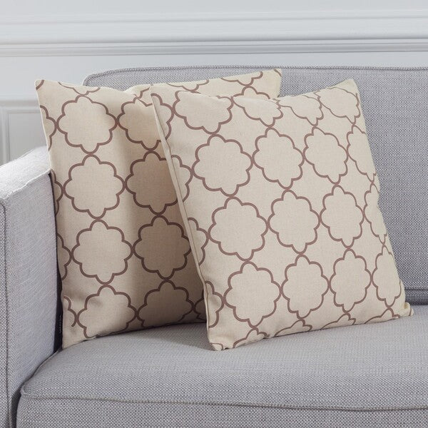 Sophie Taupe Pillow - Set of 2 - The Mayfair Hall