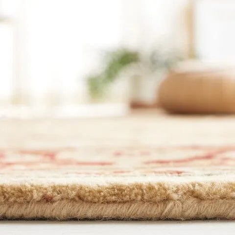 Persian Legend Wool Rug in Ivory and Rust