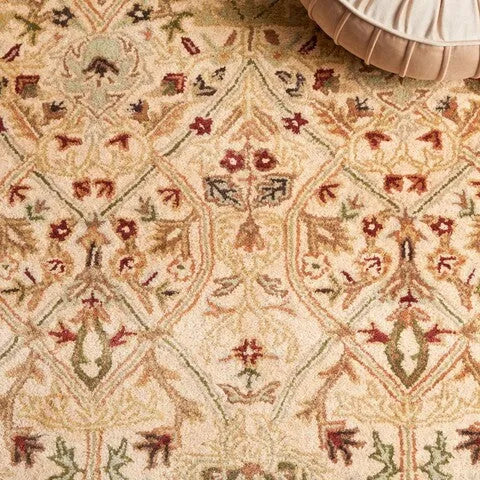 Persian Legend Wool Rug in Ivory and Rust