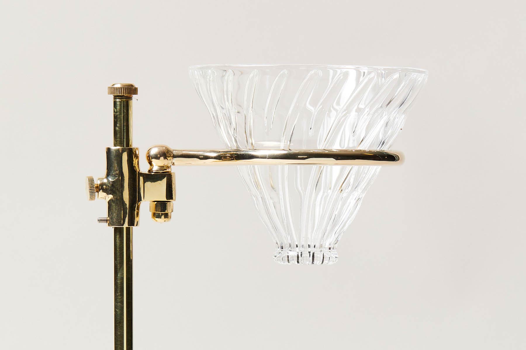 Brass and Marble Pour Over Stand