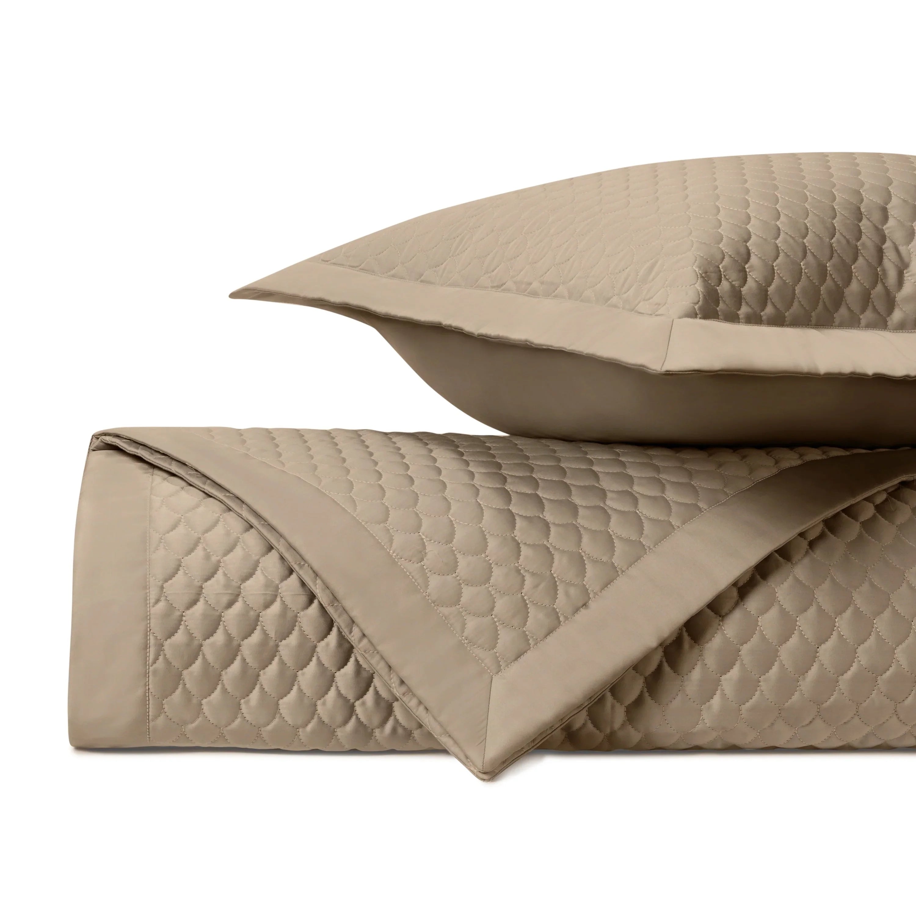 Raindrop Quilted Coverlet Set - The Mayfair Hall