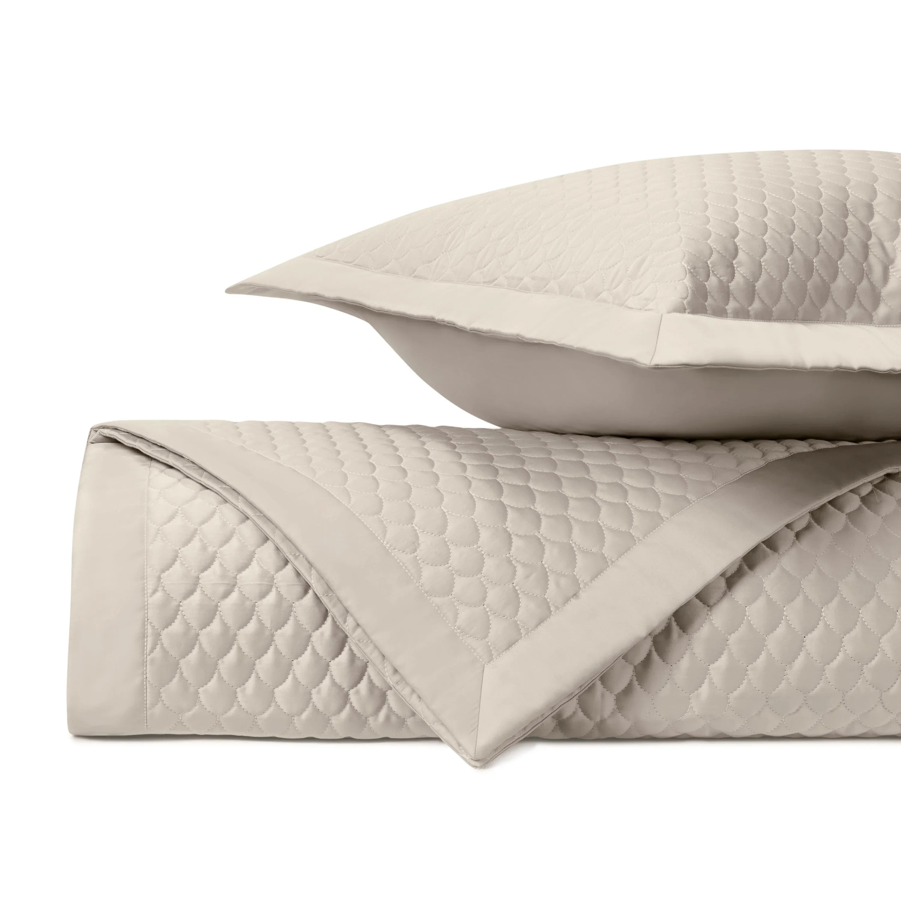 Raindrop Quilted Coverlet Set - The Mayfair Hall