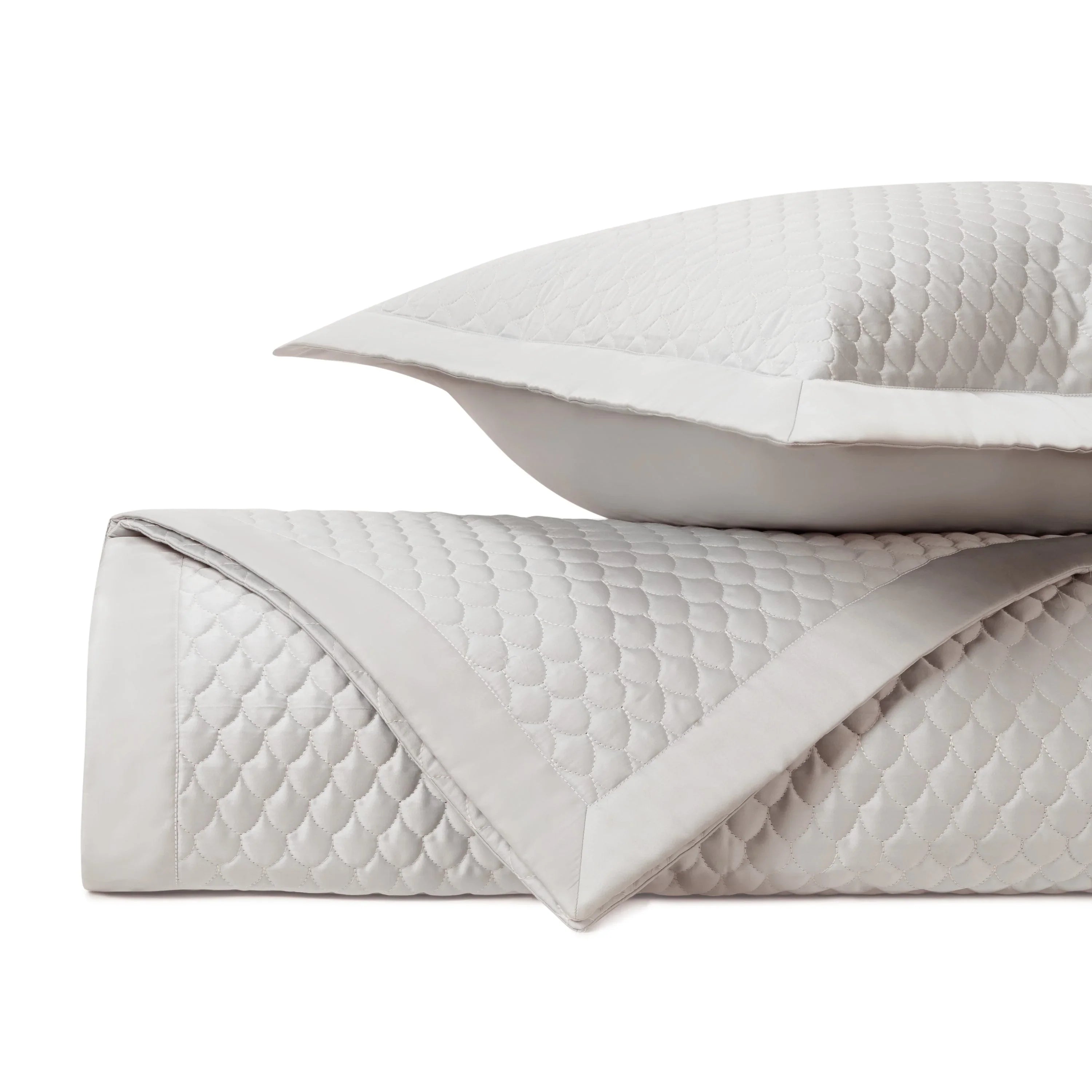 Raindrop Quilted Coverlet Set - The Mayfair Hall