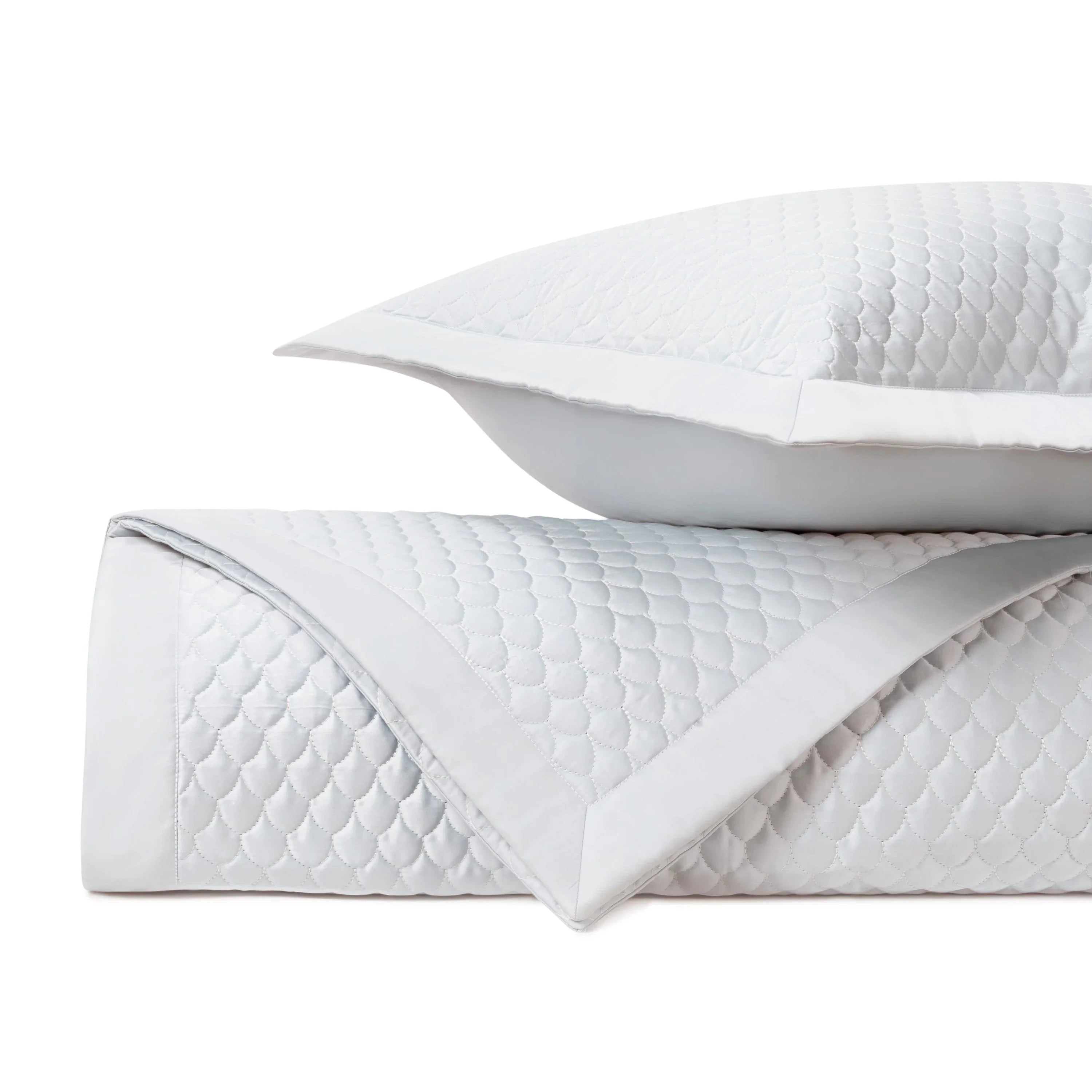 Raindrop Quilted Coverlet Set - The Mayfair Hall