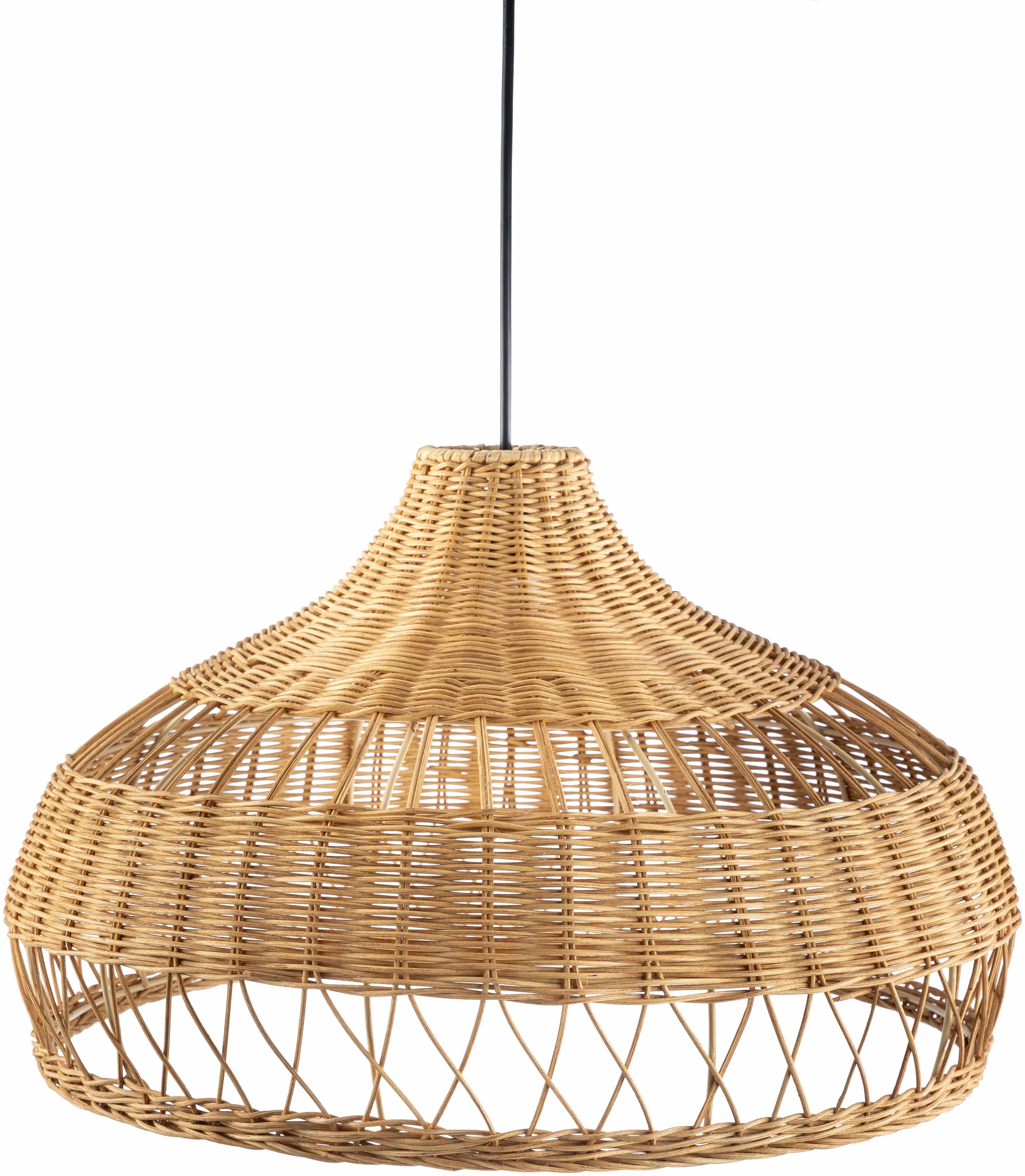 Moijabana Rattan Pendant Light in Brown and Black