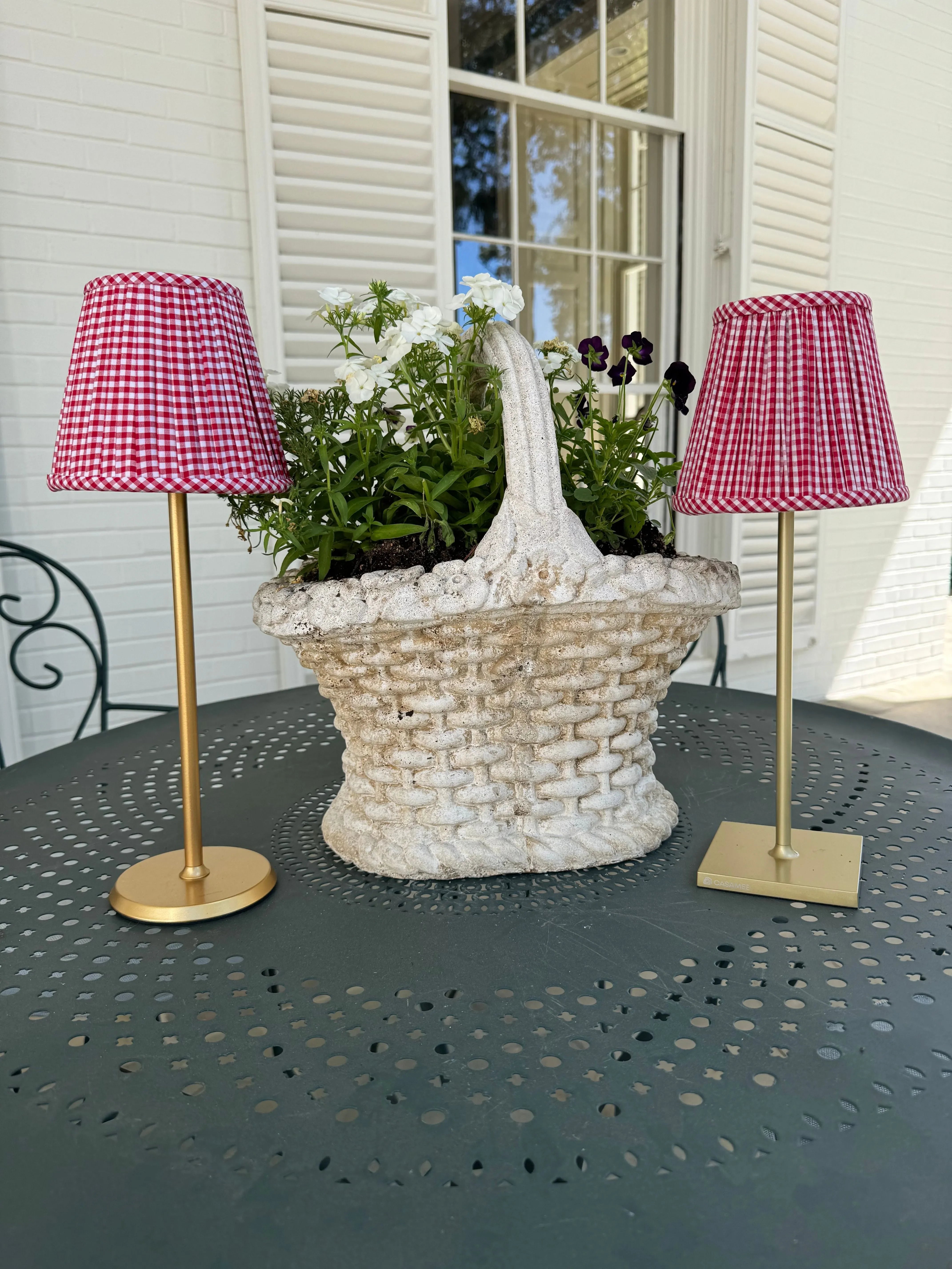 Maison Maison Design Empire in Gingham Red - The Mayfair Hall
