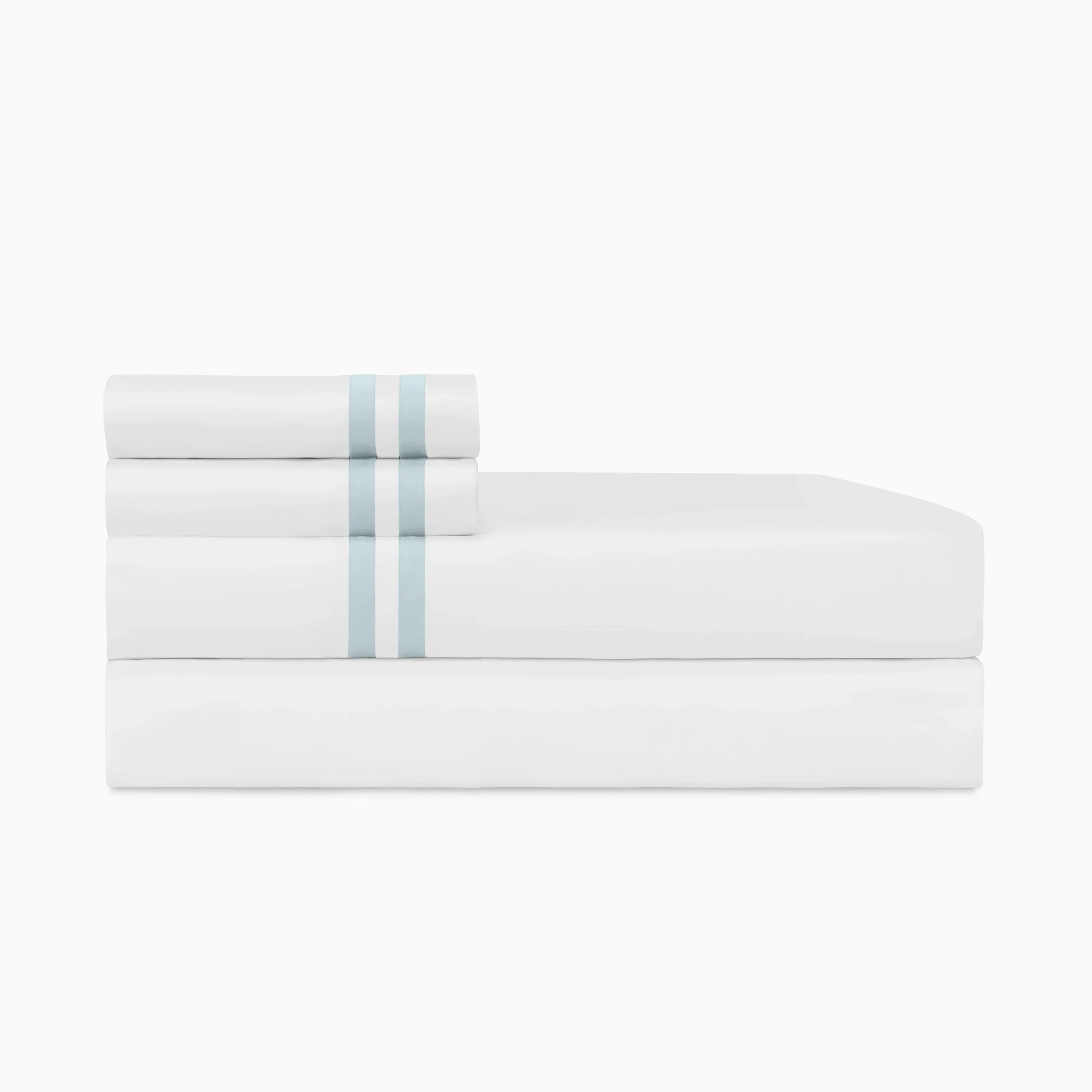 Ribbons Pair of Pillowcases - The Mayfair Hall