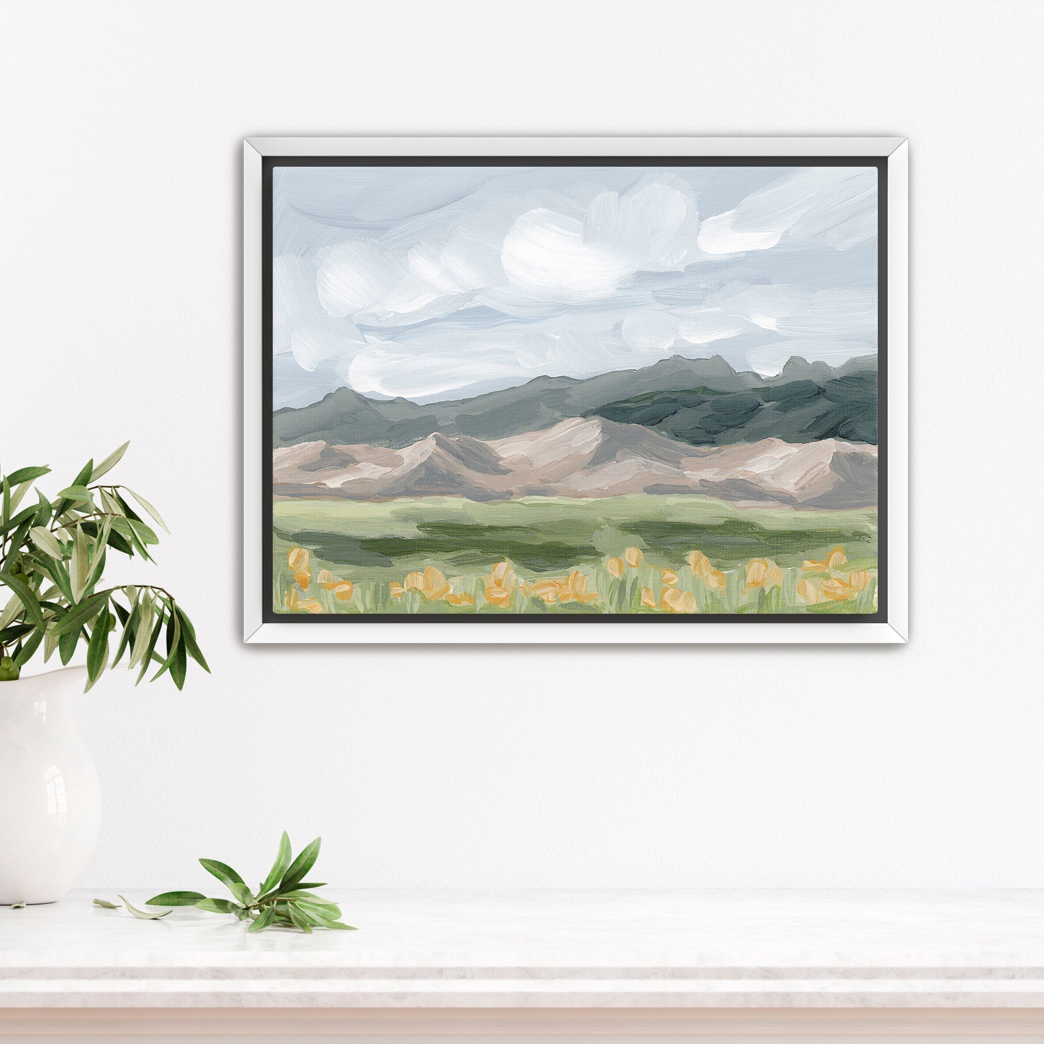"Sand Dunes in Summer" Art Print