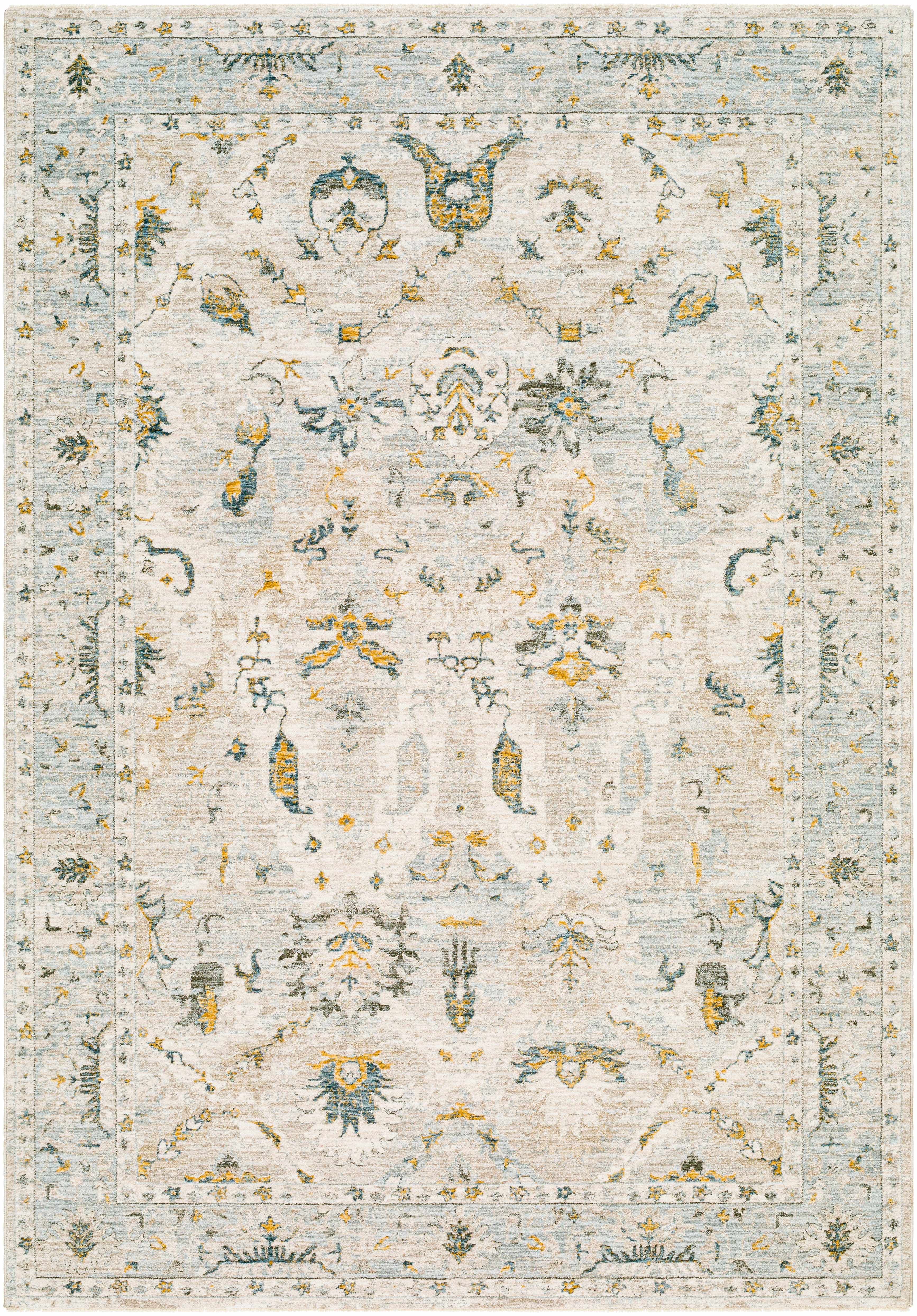 Emile Textured Rug with Fringes