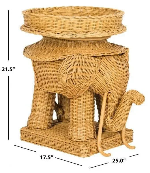 Safavieh Balford Natural Storage Accent Table
