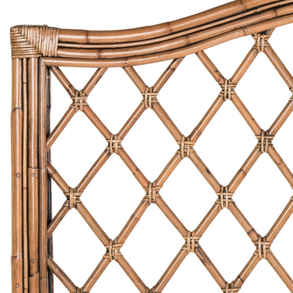 Gabrielle Wicker Headboard in Brown