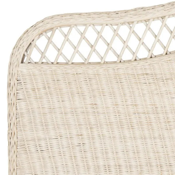 Sephina Rattan Headboard in White Washed