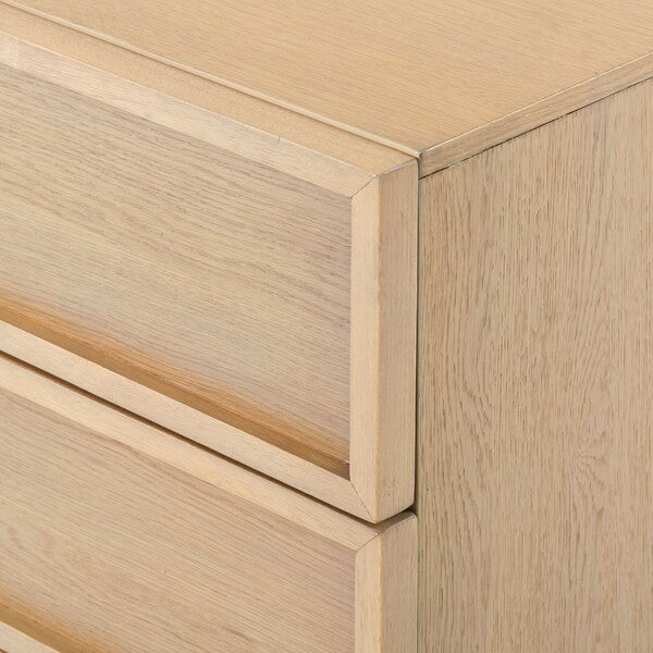 Zeus 3 Drawer Wood Chest in Natural