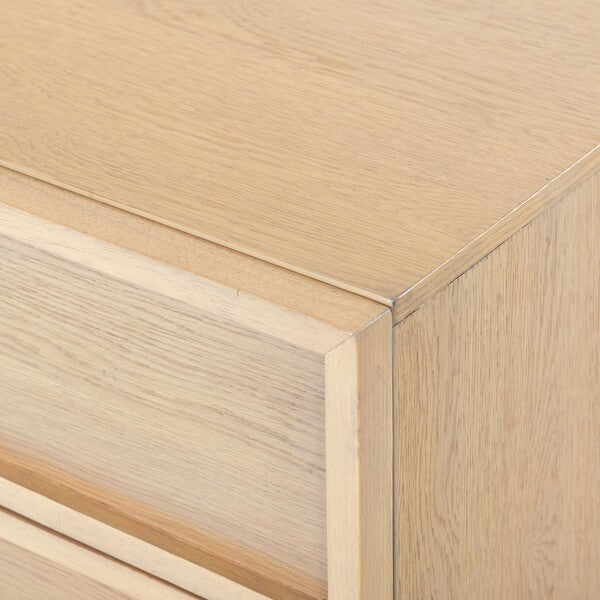 Zeus 3 Drawer Wood Chest in Natural