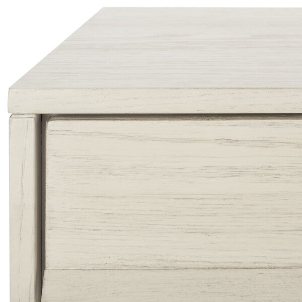 Deirdra White Washed 6-Drawer Wood Dresser - The Mayfair Hall