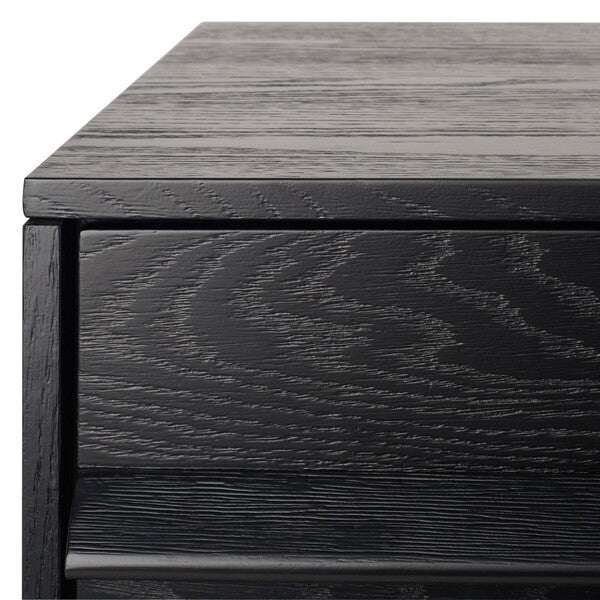 Deirdra Black 6-Drawer Wood Dresser - The Mayfair Hall