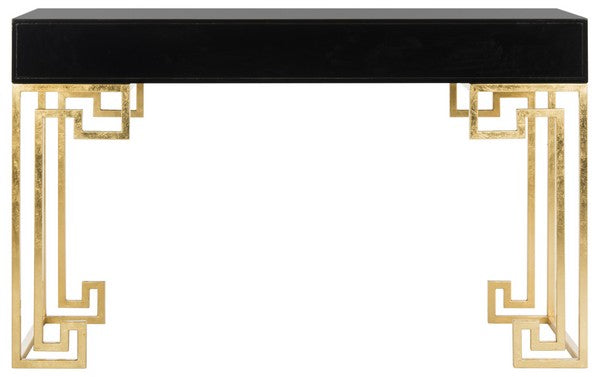 Valeria Black Lacquer Writing Desk - The Mayfair Hall