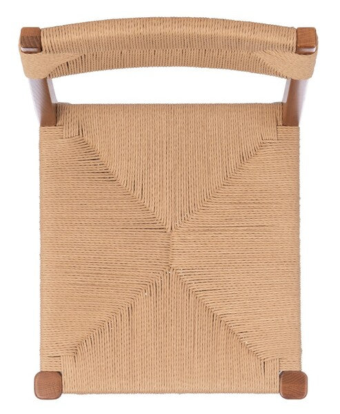 Cody Rattan Dining Chair in Natural (Set of 2)