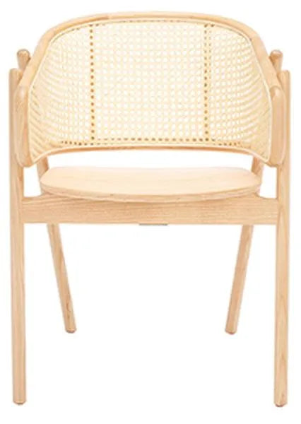 Safavieh Emmy Natural Rattan Back Dining Chair