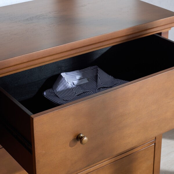 Lizzy 6 Drawer Dresser in Walnut
