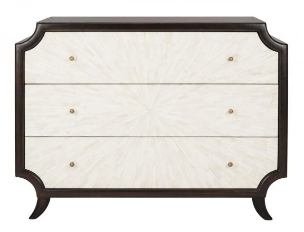Alina Antique Inspired Wood 3 - Drawer Dresser - The Mayfair Hall