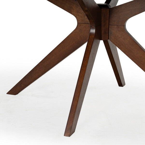 Hawkins Wood Oval Dining Table in Walnut