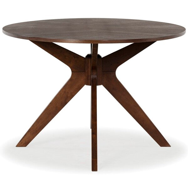 Hawkins Wood Oval Dining Table in Walnut