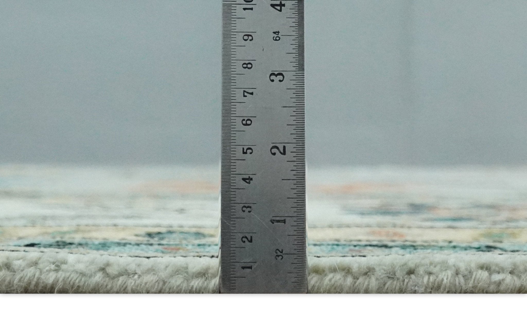 Silver, Ivory and Beige vibrant Colorful Hand knotted Multi Size Traditional Oushak wool Rug - The Rug Decor