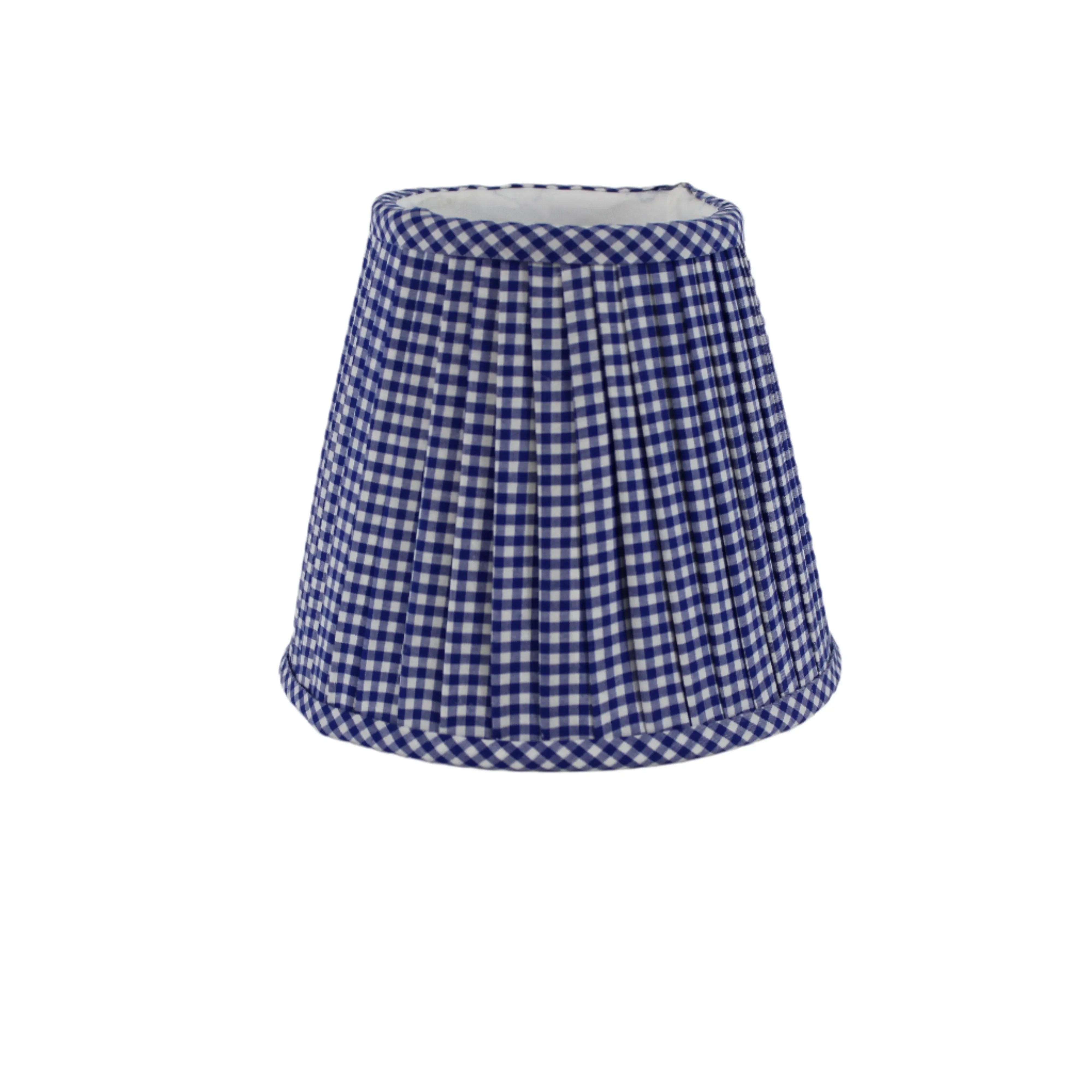 Maison Maison Design Shade Cover (Gingham in Royal Blue) - The Mayfair Hall