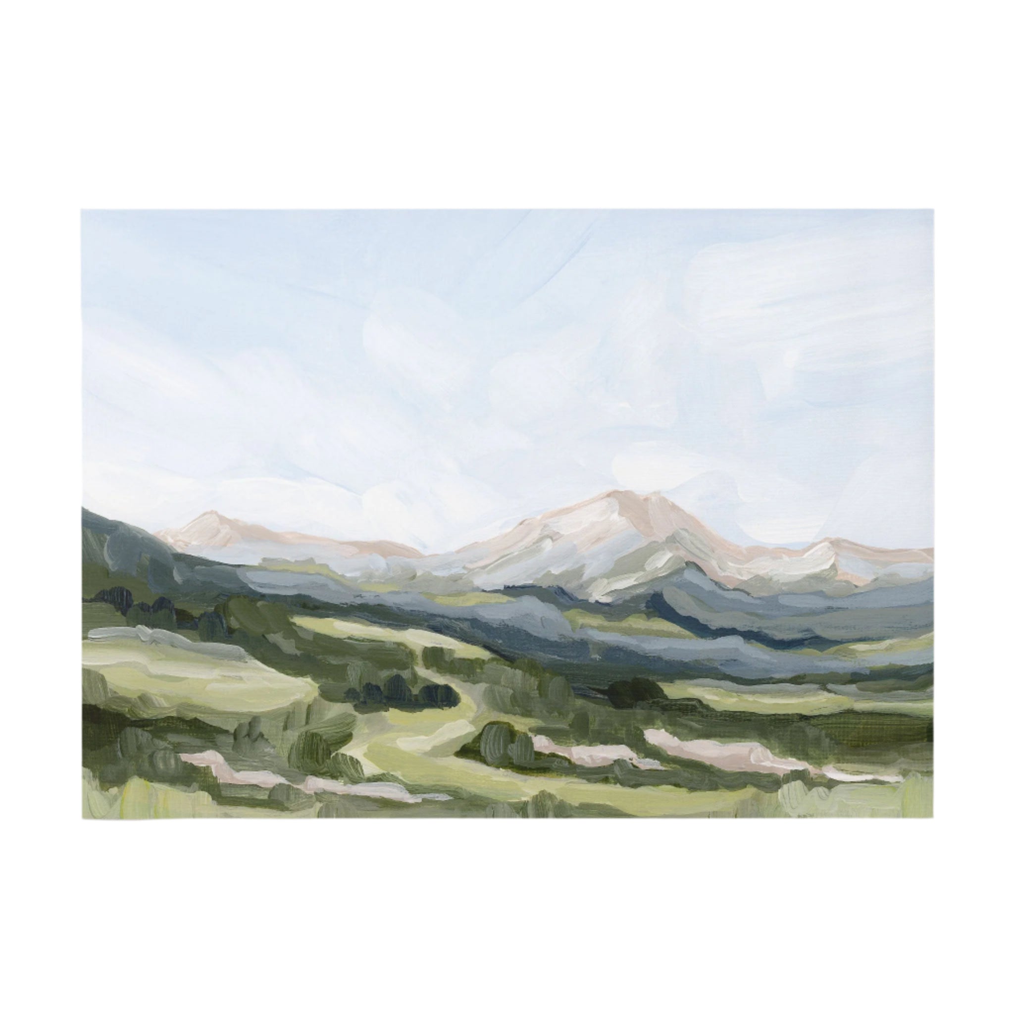 "Snowmass in Spring" Art Print