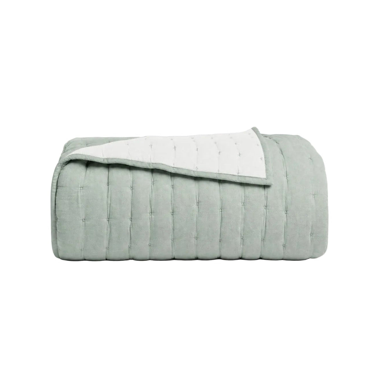 Cotton Mist Reversible Stitched Quilt by Sunday Citizen