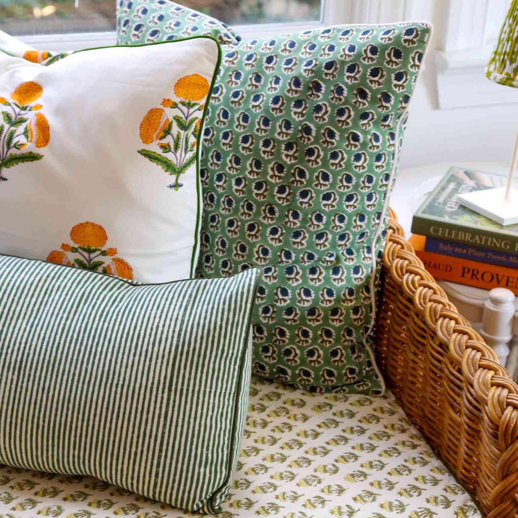 Tea Tree Throw Pillow Cover