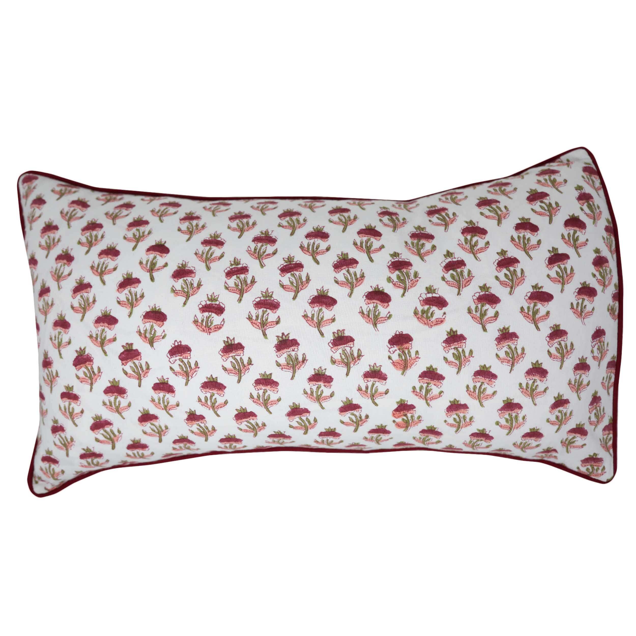 Plum Blossom Throw Pillow Cover