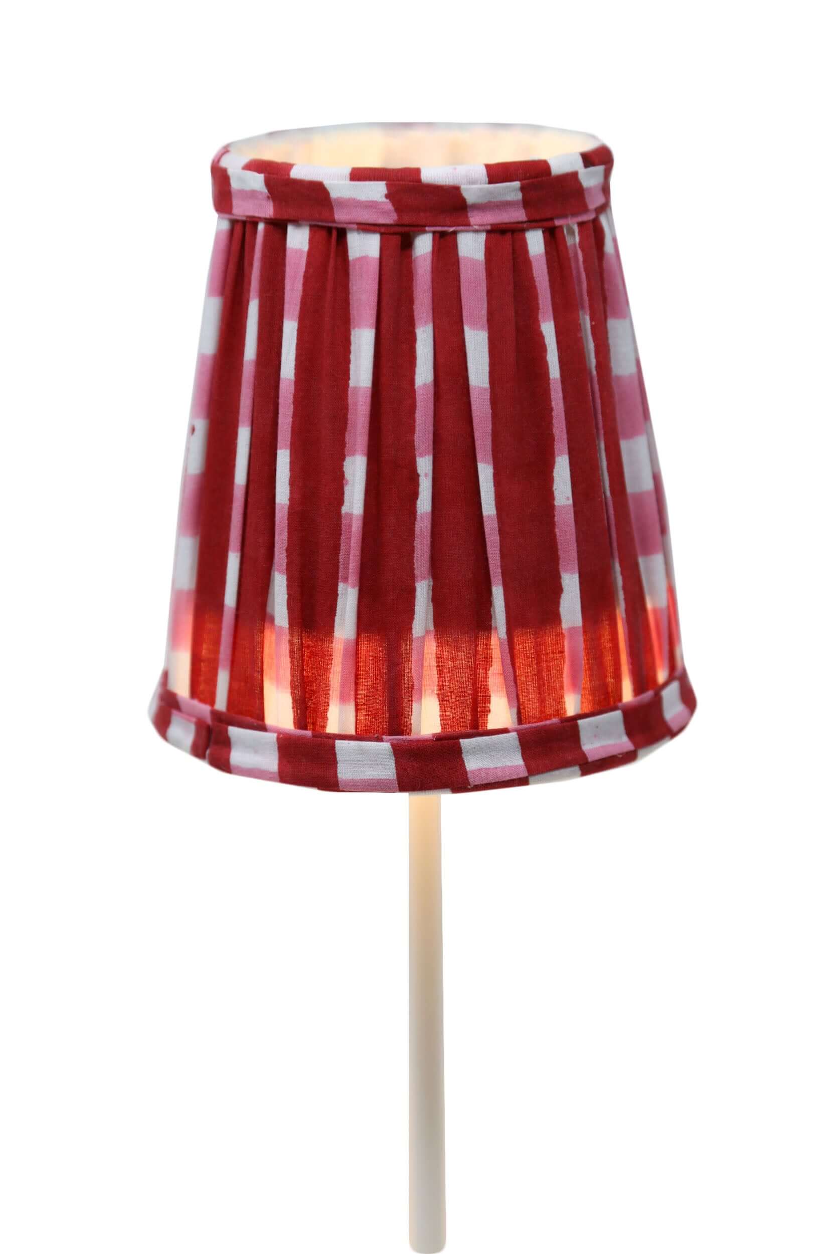 Gingham Shade for Cordless Lamps
