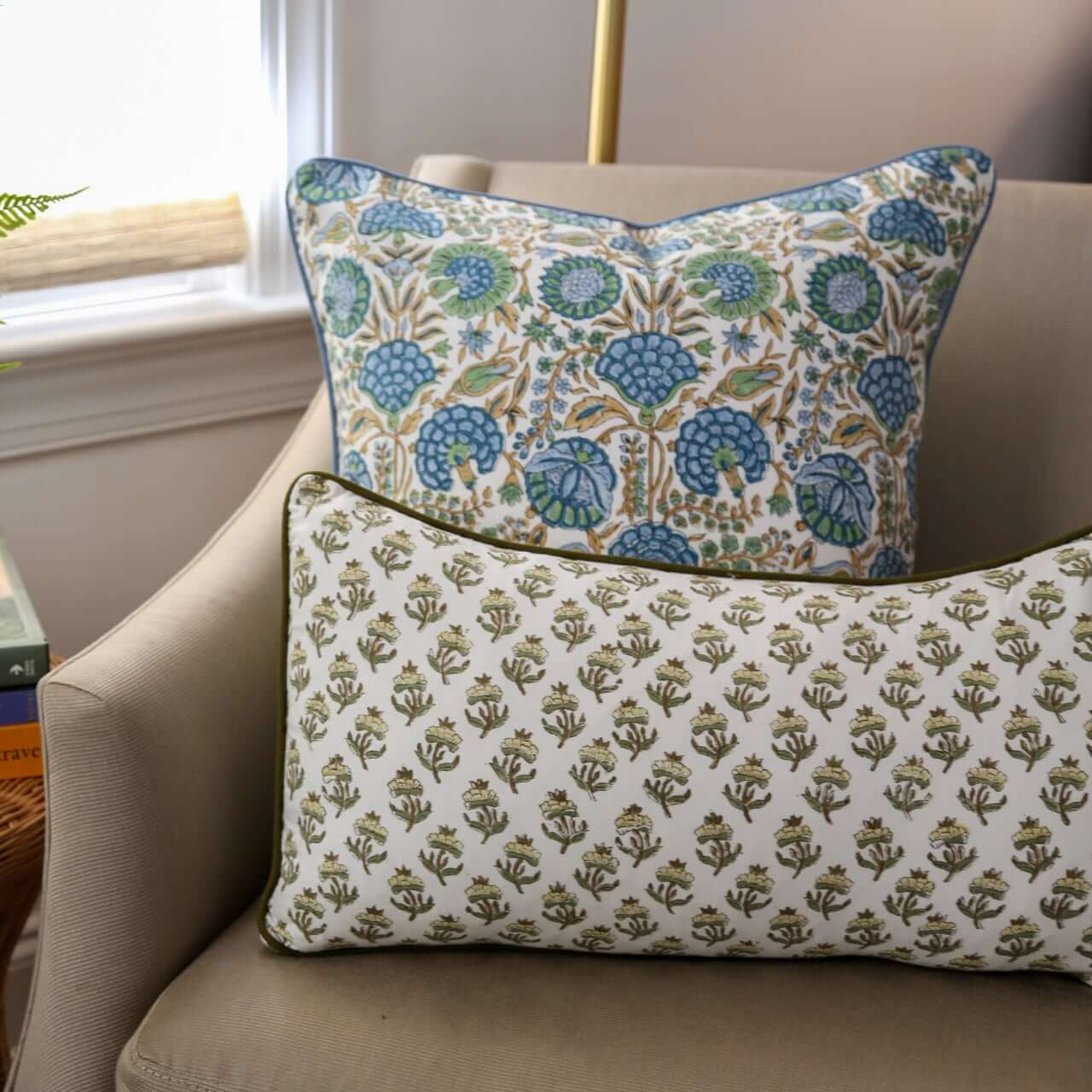 Plum Blossom Throw Pillow Cover