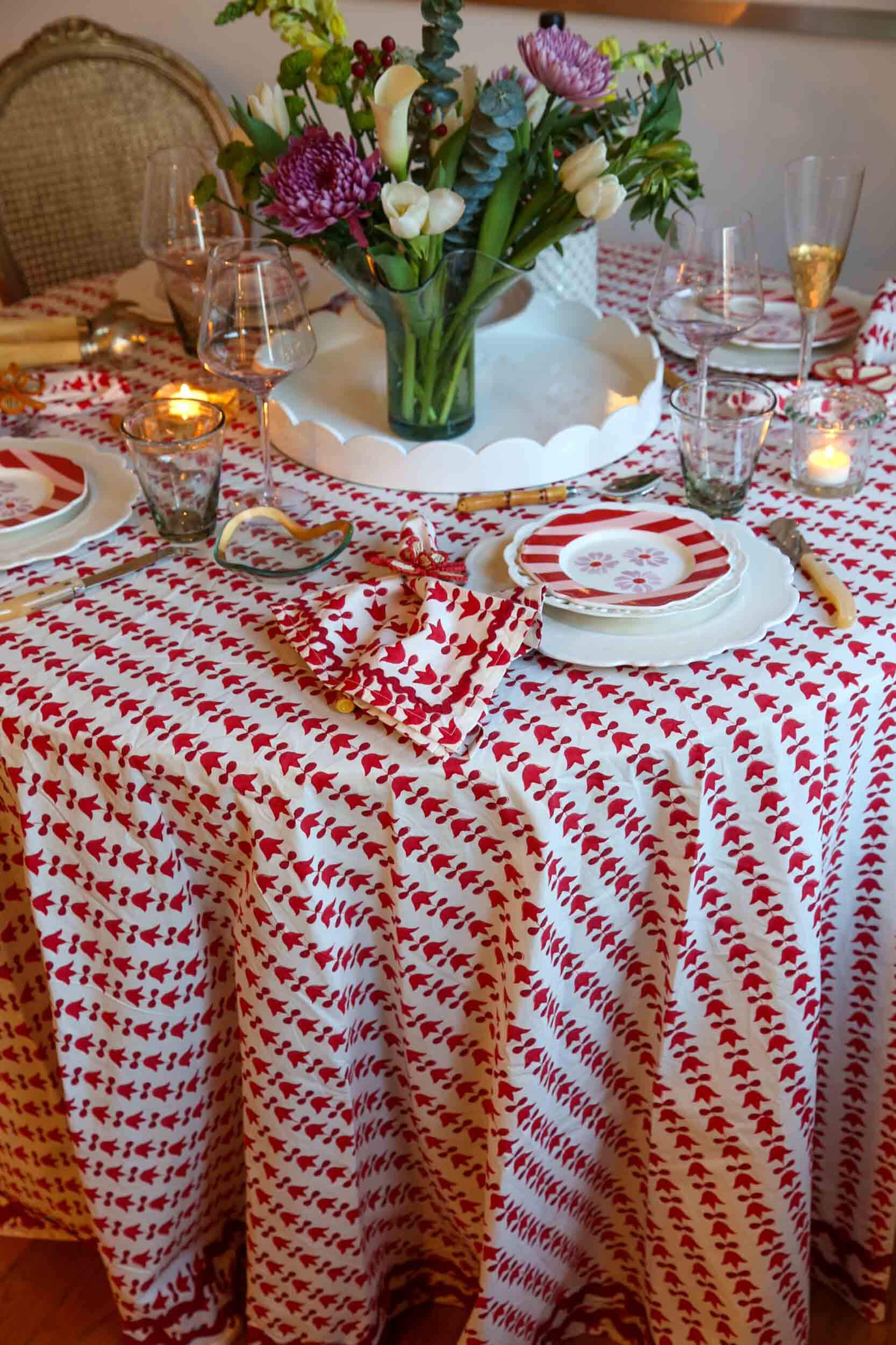Tulip Trail Tablecloth