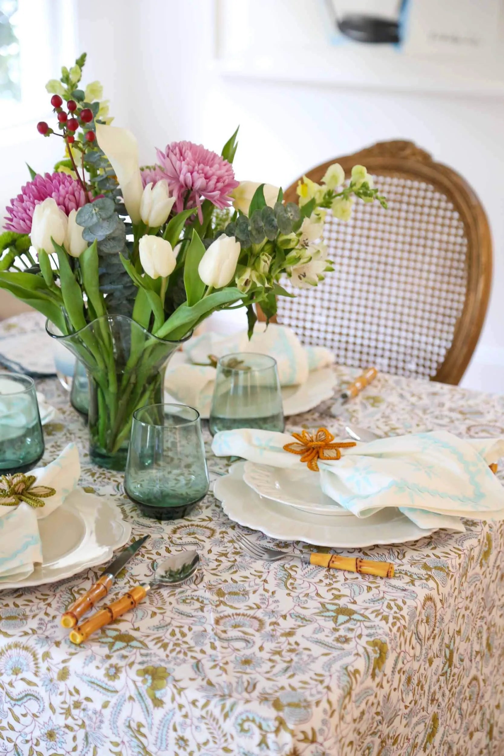 Sea Holly Tablecloth - The Mayfair Hall