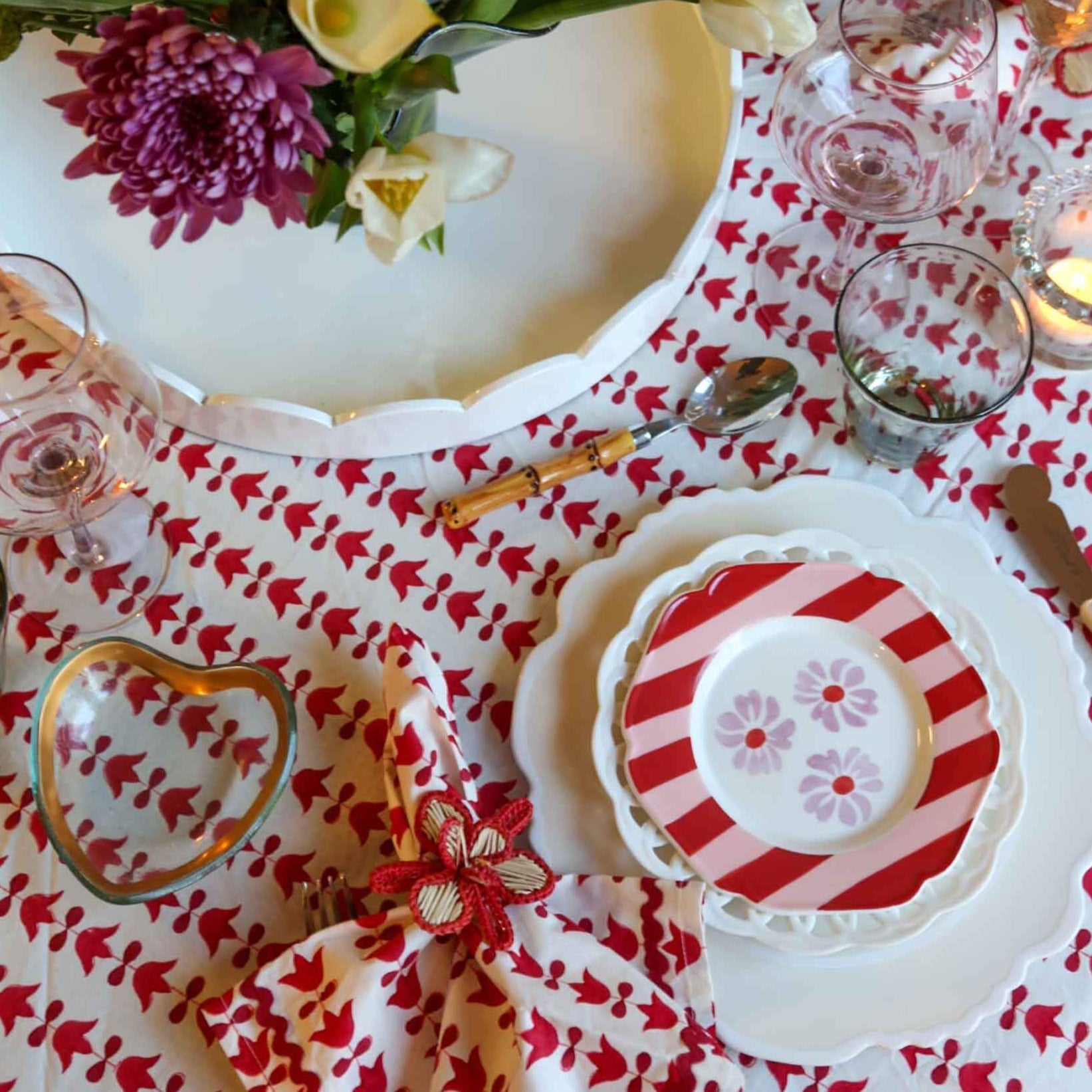 Tulip Trail Tablecloth