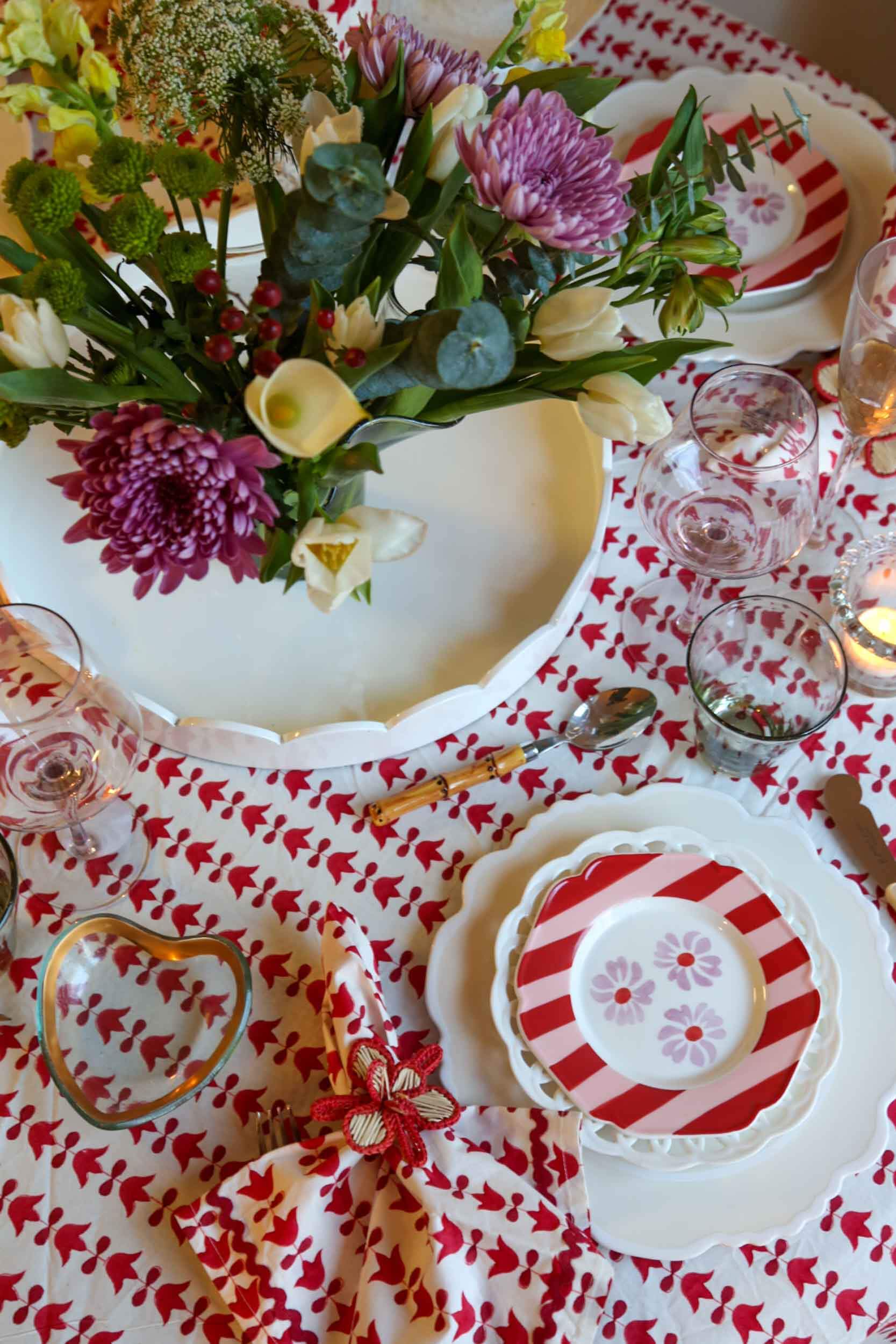 Tulip Trail Tablecloth