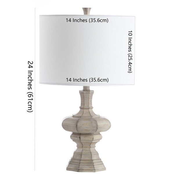 Melville Grey Wash Table Lamp - Set of 2 - The Mayfair Hall
