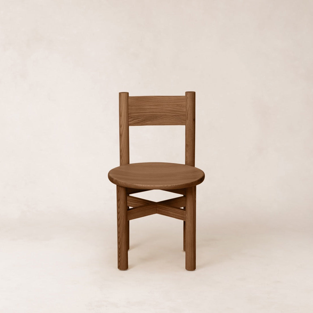 Teddy Wood Dining Chair - Mocha