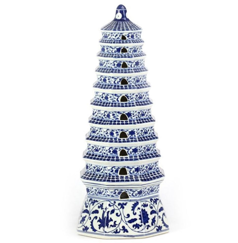 Blue and White Mid Sized Pagoda - The Mayfair Hall