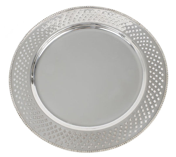 Pierced Round Charger/Tray - The Mayfair Hall