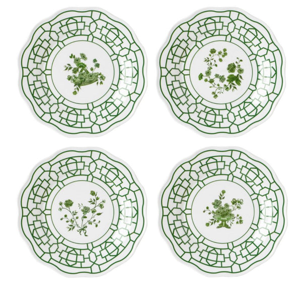 Spring Garden Melamine Salad Plates (Set of 4) - The Mayfair Hall