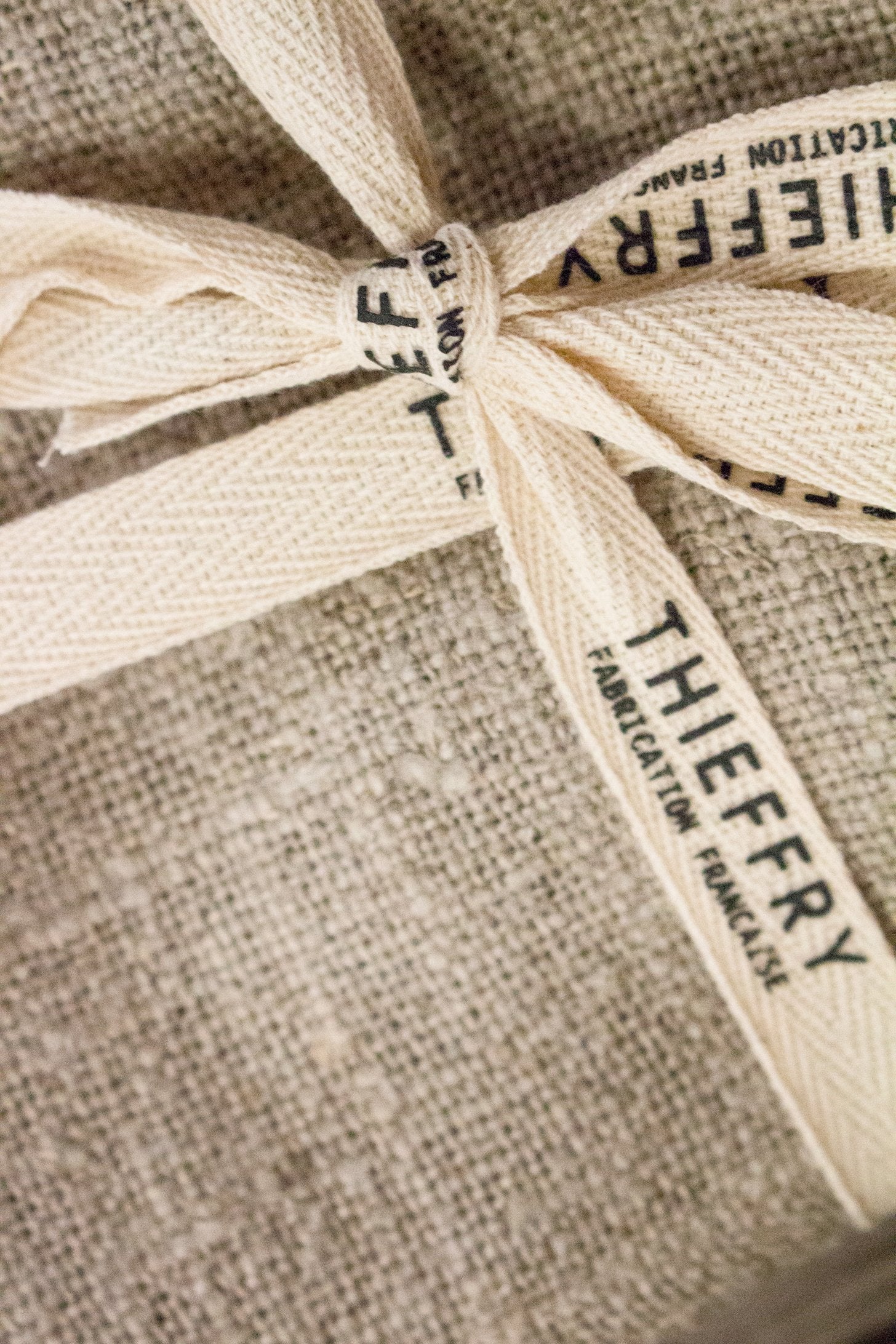 Thieffry Belgian Linen Dishtowels, Raw Natural, Set of 2