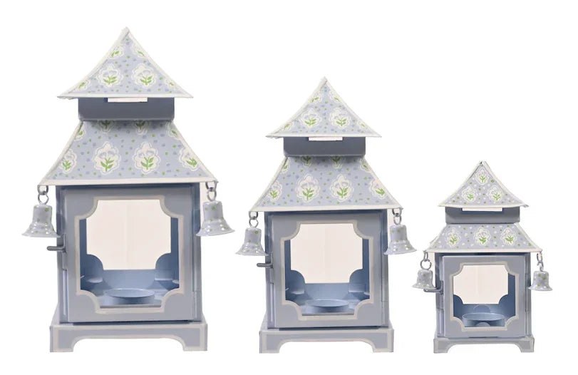 Lavender & Tulip Pagoda Lantern (3 Sizes) - The Mayfair Hall