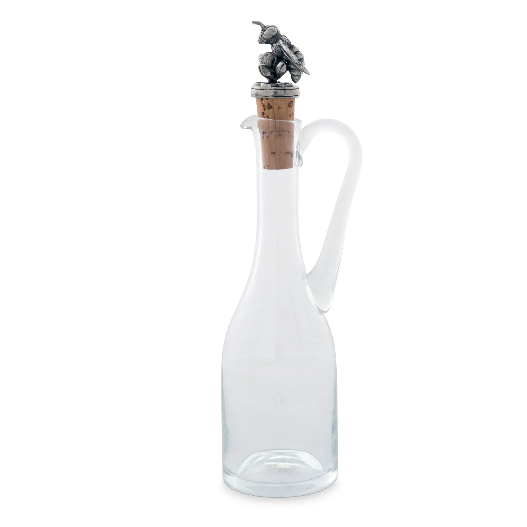 Cruet Bottle with Pewter Bee Cork Stopper - The Mayfair Hall